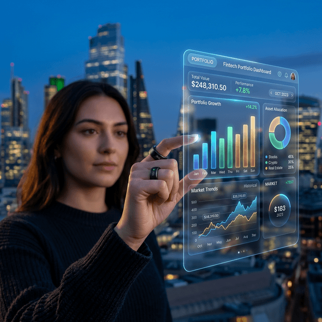 UI Spaziale e Wearables: Il futuro delle App Finanziarie